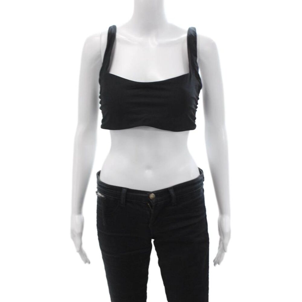 Athleta Womens Under Wire Sports Bra Black Size 38 D/38 DD
